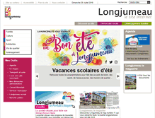 Tablet Screenshot of longjumeau.fr